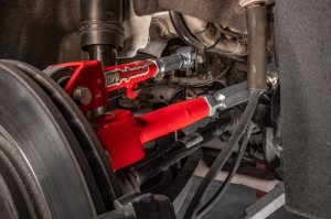 Chevrolet Camaro Control Arms - Rear - UMI Performance - Adjustable, Roto-Joints - Red - `16-`24